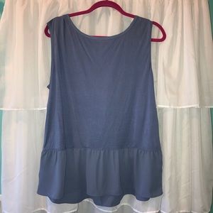 Loft light blue top